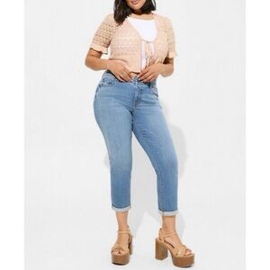 🆕 Perfect Boyfriend Ankle Premium Stretch Mid-Rise Jean 14 NWT Torrid New!